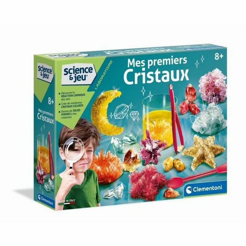 Juguetes Ciencia Niños Clementoni Create Your Crystals Kit Cristales - Compra online en MegaJuguetes