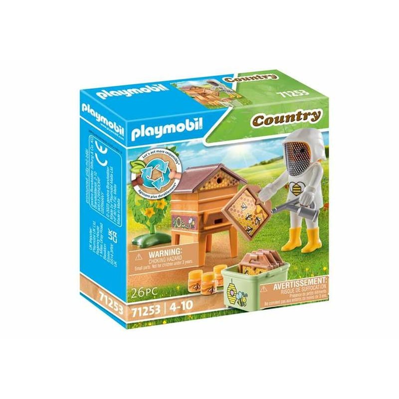 Figuras Acción Niños Playmobil Country Apicultor 71253 - Compra online en MegaJuguetes