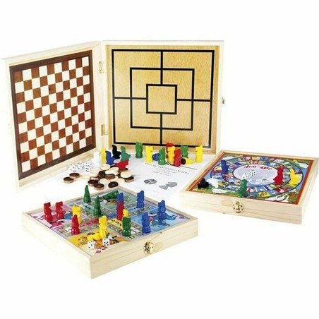 Juegos Mesa Niños BigBuy Fun Wooden Box – 100 Juegos - Compra online en MegaJuguetes