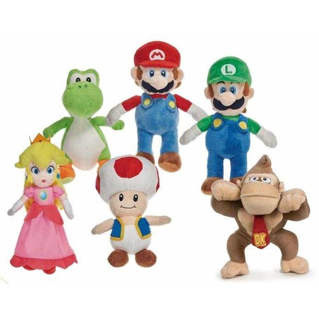 Peluches Niños Super Mario - Suave y Multicolor - Compra online en MegaJuguetes