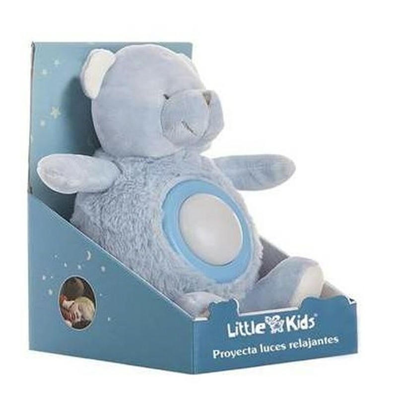 Peluches Niños BigBuy Fun Oso Azul Música Luces 20cm