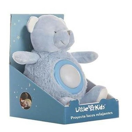 Peluches Niños BigBuy Fun Oso Azul Música Luces 20cm