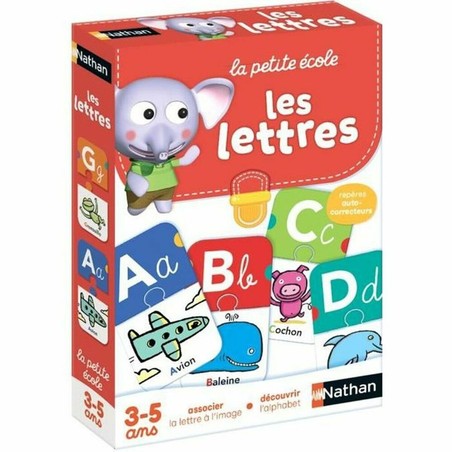 Juegos mesa niños Nathan Little School: Aprende el Alfabeto