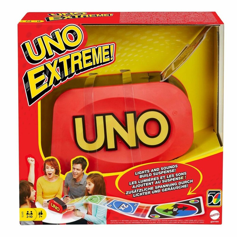 Juegos Mesa Niños: Mattel UNO Extreme - Distribuidor Automático