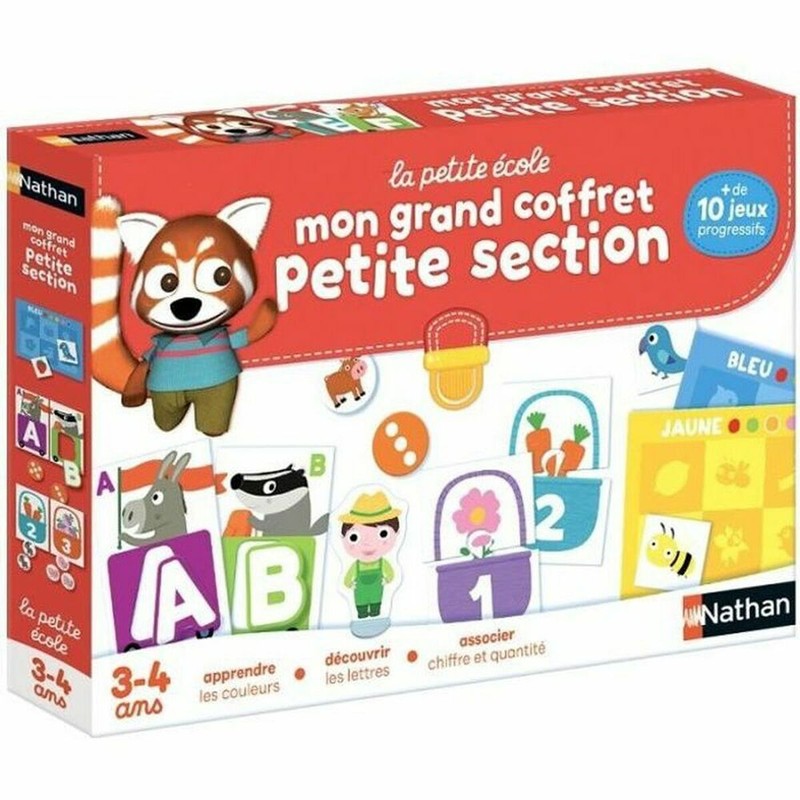 Juegos Mesa Niños Nathan: Caja Educativa Letras y Números - Compra online en MegaJuguetes
