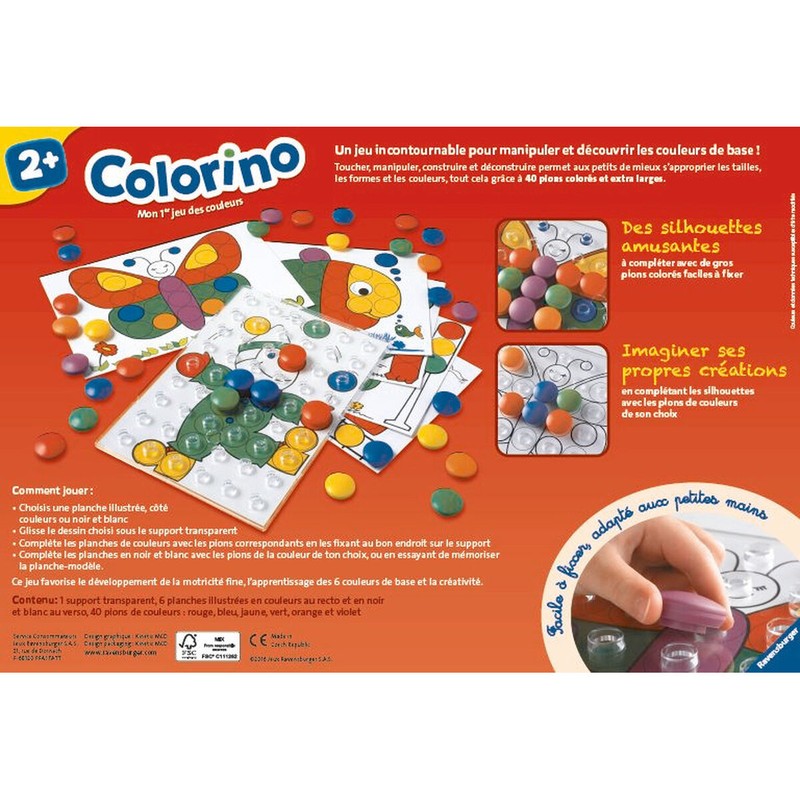 Juegos Mesa Niños Ravensburger Colorino Multicolor - Educativo y Divertido