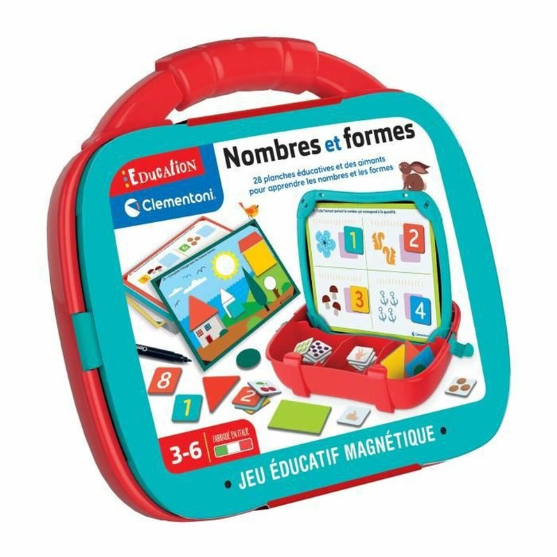 Juego de Mesa para Niños Clementoni: Aprende Formas y Números