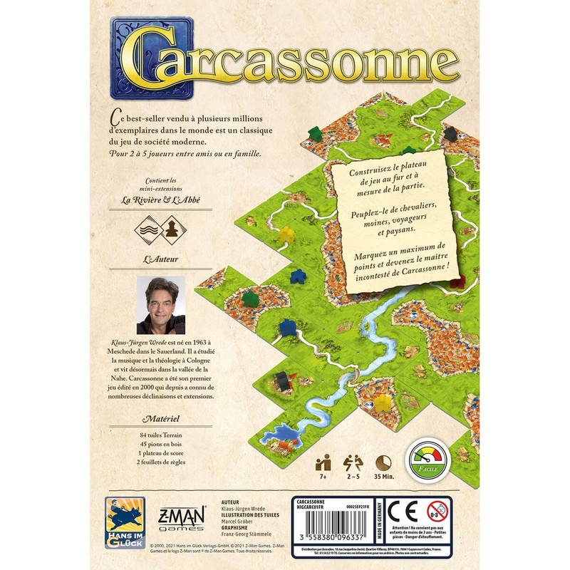 Juegos Mesa Niños Asmodee Carcassonne - Estrategia Familiar