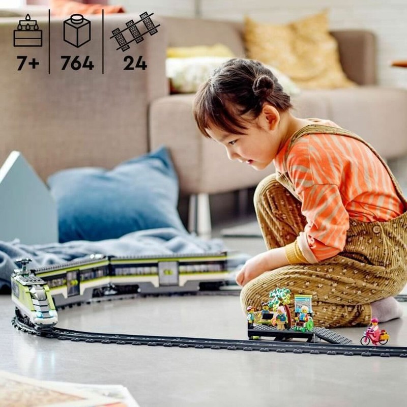 Juguetes Construcción Niños: Tren Pasajeros LEGO City Express 60337