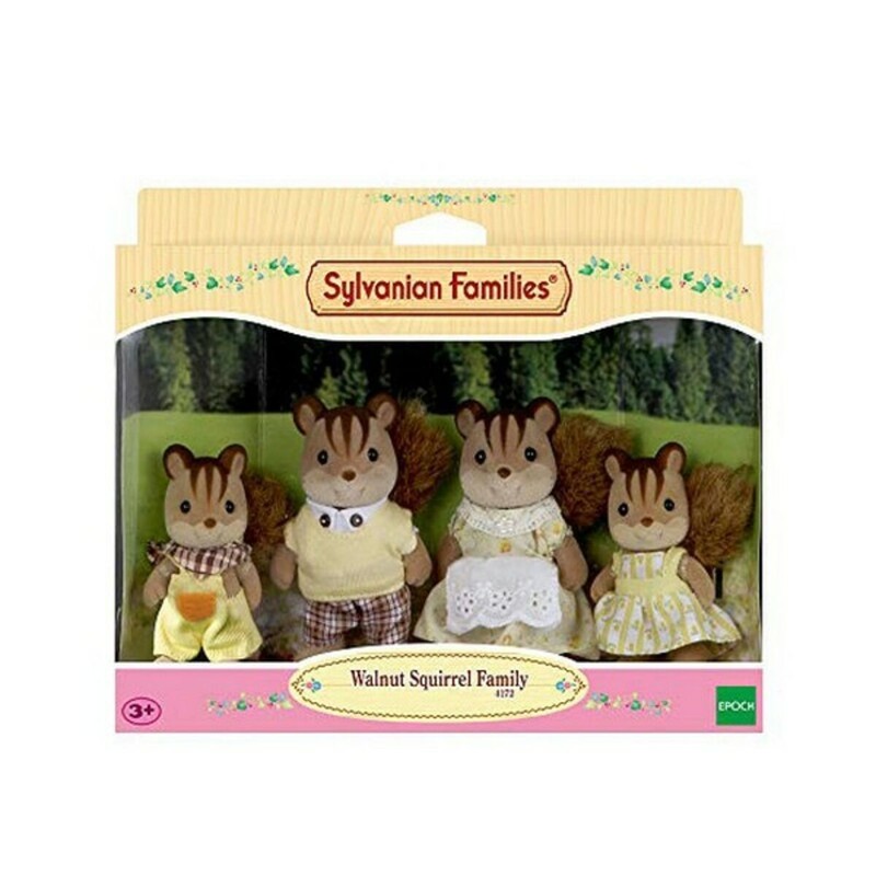Figuras Acción Niños Sylvanian Families - Set Ardillas Roux