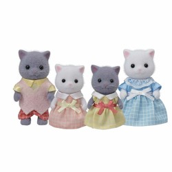 Figuras Acción Niños Sylvanian Families 5455: Familia Gatos Persas - Compra online en MegaJuguetes
