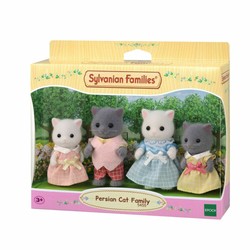 Figuras Acción Niños Sylvanian Families 5455: Familia Gatos Persas - Compra online en MegaJuguetes 2