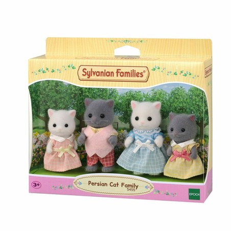 Figuras Acción Niños Sylvanian Families 5455: Familia Gatos Persas