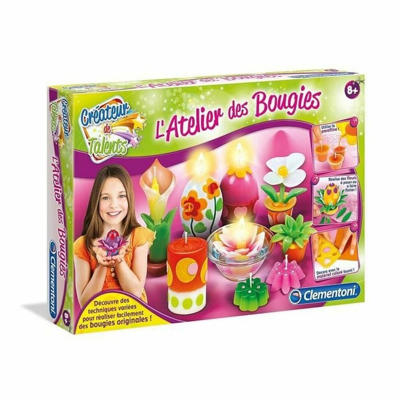 Manualidades Niños Clementoni Talent Maker - Kit Velas Creativas - Compra online en MegaJuguetes