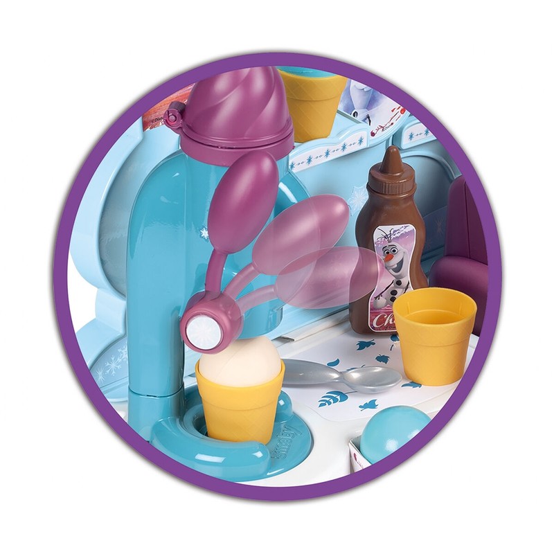 Juego Simbólico Niños Smoby Frozen Ice Cream Shop - Tienda de Helados