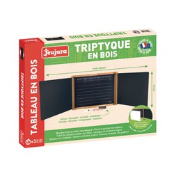 Manualidades Niños: Pizarra Doble Cara Jeujura de Madera - Compra online en MegaJuguetes