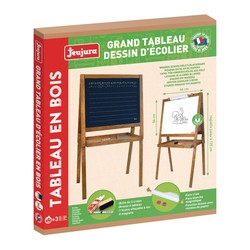 Manualidades Niños: Pizarra Doble Cara Jeujura con Patas de Madera - Compra online en MegaJuguetes