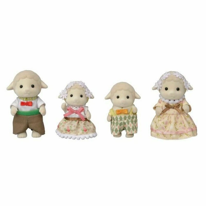 Figuras Acción Niños Sylvanian Families | Familia Ovejas Articuladas - Compra online en MegaJuguetes