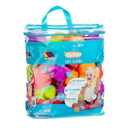 Juguetes Construcción Niños: Juego de Bloques Blandos Play&Sense Moltó 24 Piezas - Compra online en MegaJuguetes