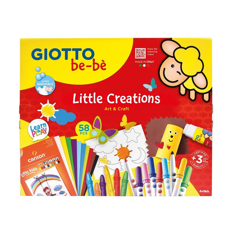 Manualidades Niños Giotto - Set Dibujo Multicolor 58 Piezas - Compra online en MegaJuguetes
