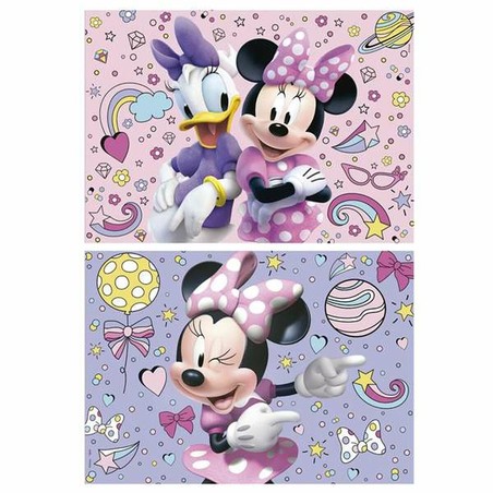 Puzzle infantil Educa Minnie Mouse - Set 2x48 piezas