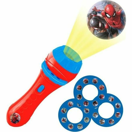 Juguetes Ciencia Niños: Linterna Cuentacuentos Spider-Man Lexibook