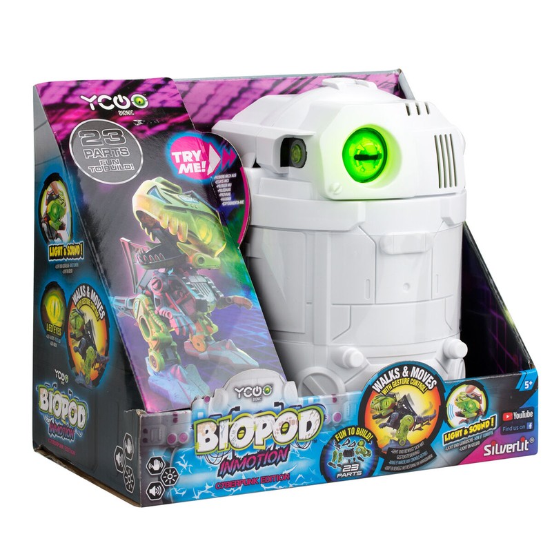 Figuras Acción Niños: Dinosaurio Silverlit Mega Dino Biopod 25 Piezas