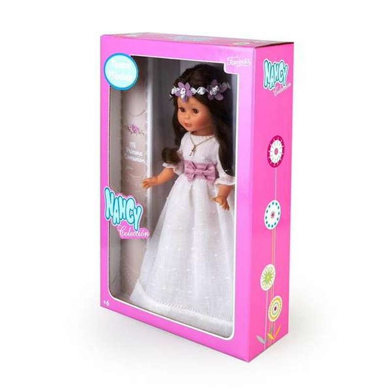 Muñecas Niñas Nancy: Muñeca de Comunión Morena 48 cm