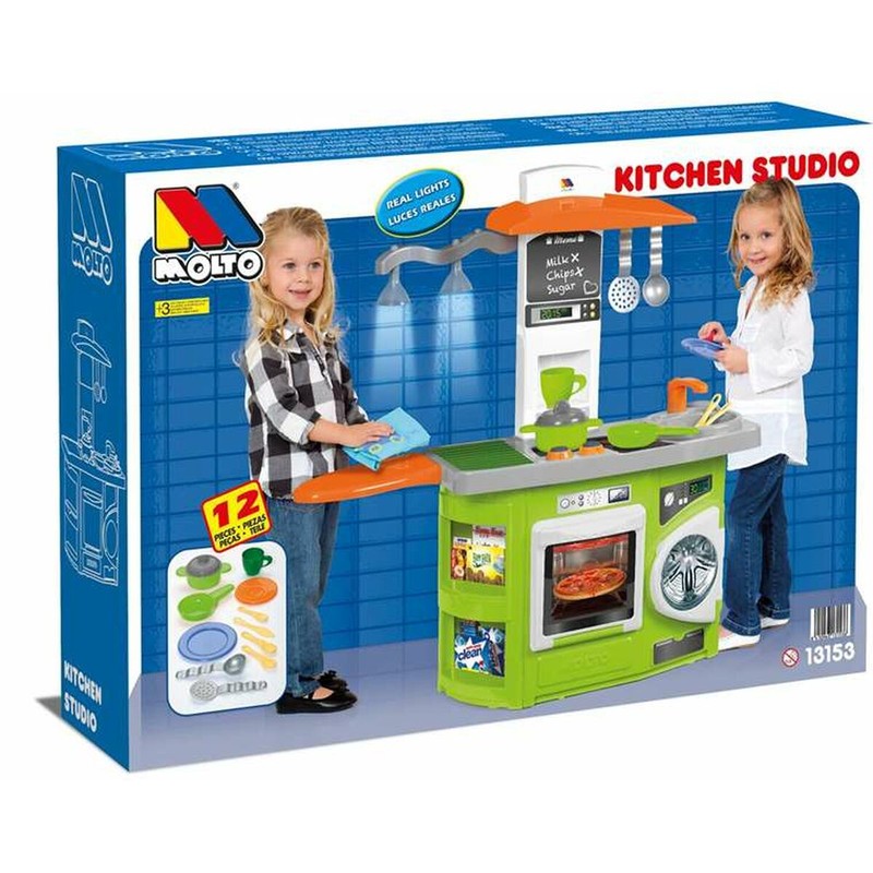 Juego Simbólico Niños: Cocina de Juguete Moltó K Kitchen Studio - Compra online en MegaJuguetes