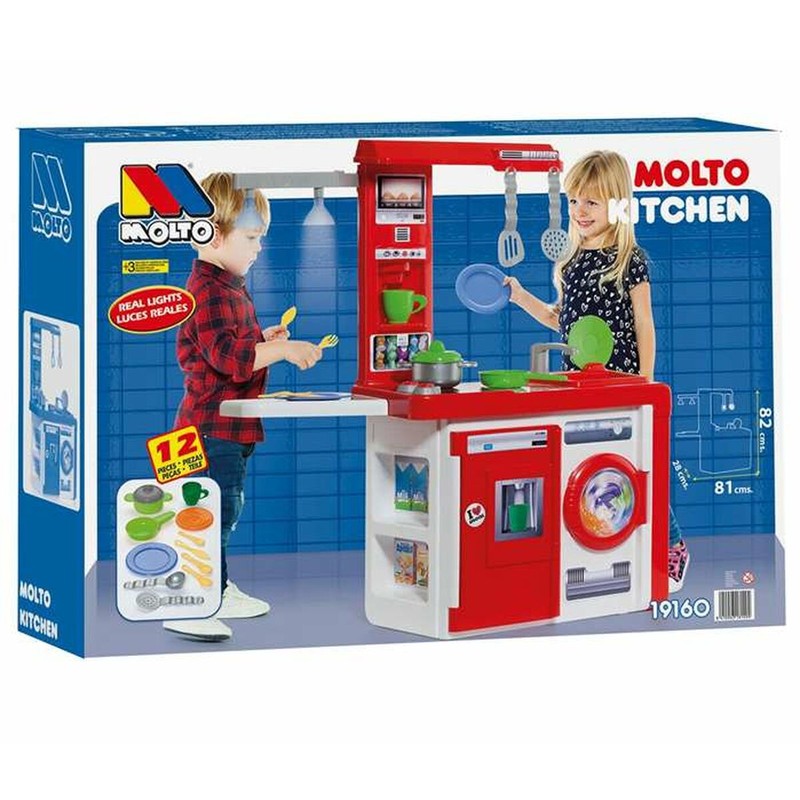 Juego Simbólico Niños: Cocina de Juguete Moltó Kitchen XXL