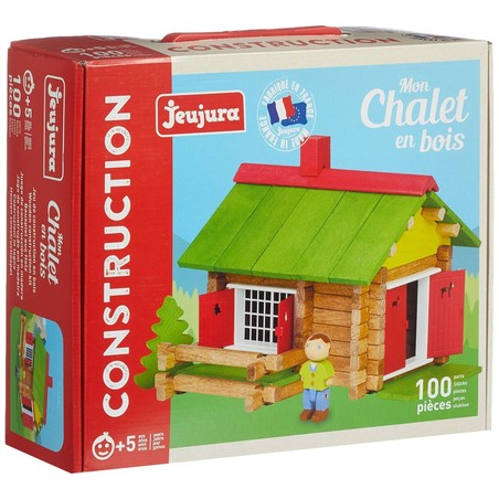Figuras Acción Niños Jeujura My Wooden Chalet – 100 Piezas
