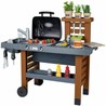 Juego Simbólico Niños: Cocina Smoby Garden Kitchen Barbacoa 43 Piezas - Compra online en MegaJuguetes