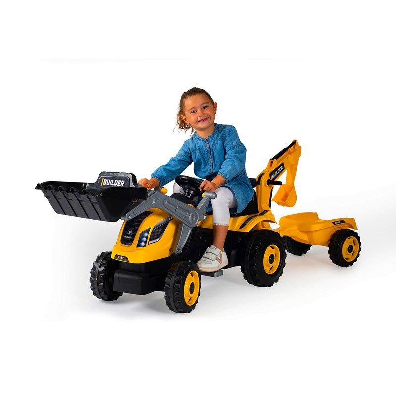 Juguetes Exterior Niños: Correpasillos Smoby Tractor y Remolque