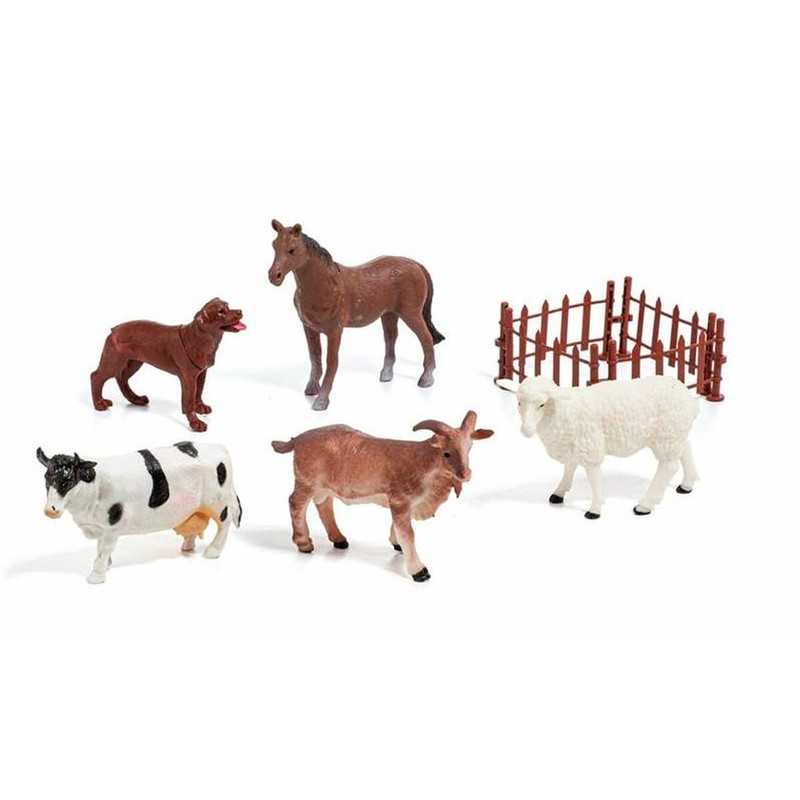 Figuras Animales Granja Niños: Set Moltó 6 Piezas Educativas - Compra online en MegaJuguetes