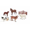 Figuras Animales Granja Niños: Set Moltó 6 Piezas Educativas - Compra online en MegaJuguetes