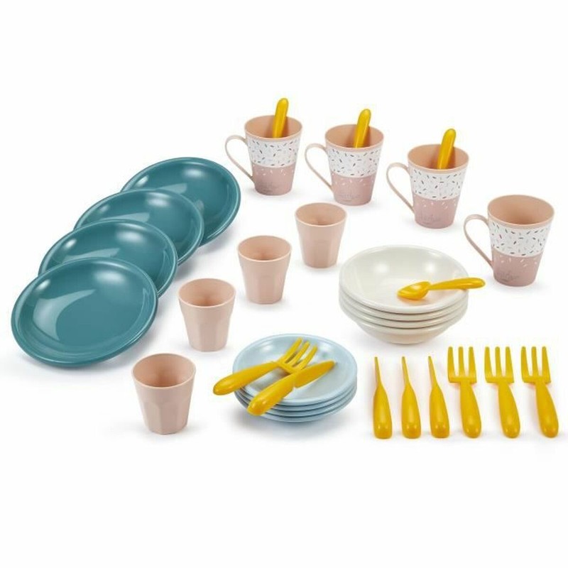 Juego Simbólico Niños: Set Vajilla Ecoiffier 32 Piezas