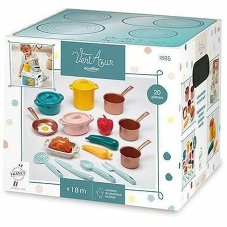 Juego Simbólico Niños: Vajilla Ecoiffier 20 Piezas para Pequeños Chefs - Compra online en MegaJuguetes