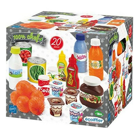 Juego Simbólico Niños - Set Alimentos Juguete Ecoiffier Dinette (20 pcs) - Compra online en MegaJuguetes