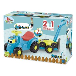 Juguetes Exterior Niños - Correpasillos Ecoiffier Tractor Remolque - Compra online en MegaJuguetes