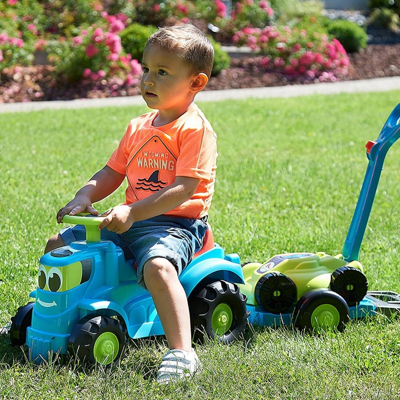 Juguetes Exterior Niños - Correpasillos Ecoiffier Tractor Remolque