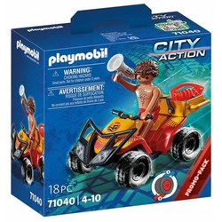 Figuras Acción Niños Playmobil City Action Quad Rescate - Compra online en MegaJuguetes