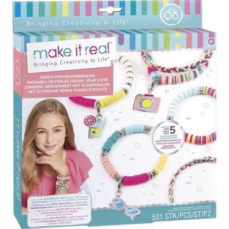 Manualidades Niños: Kit Abalorios Make It Real Lansay - Compra online en MegaJuguetes