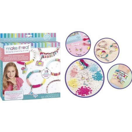 Manualidades Niños: Kit Abalorios Make It Real Lansay