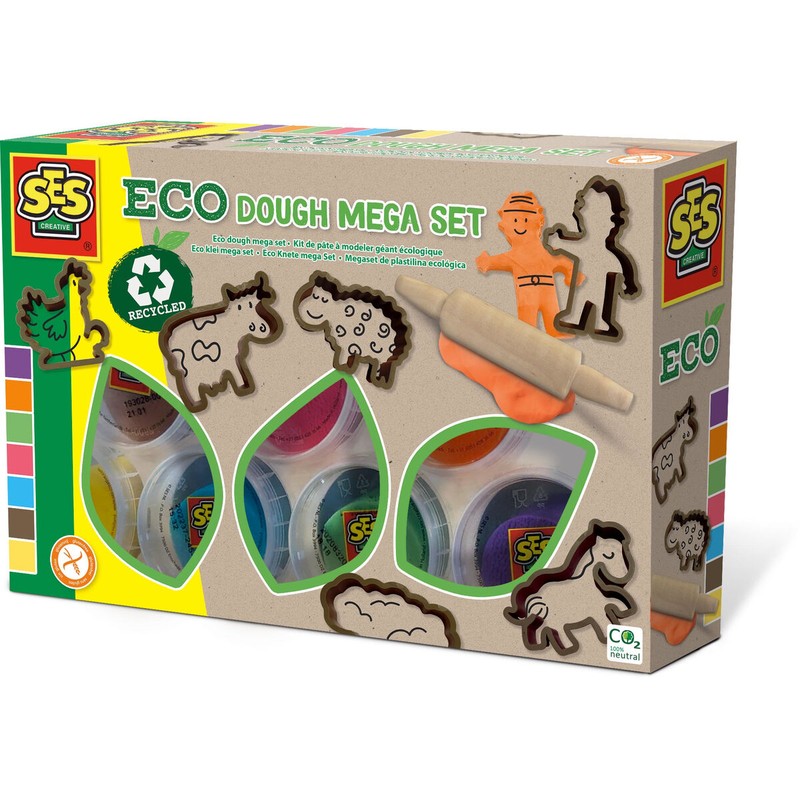 Manualidades Niños: Juego Plastilina SES Creative Eco Sin Gluten - Compra online en MegaJuguetes