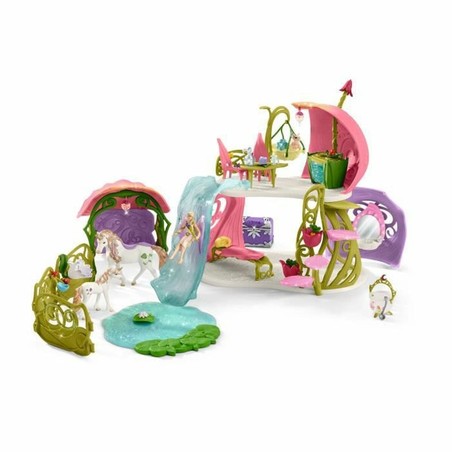 Playset Unicornios Schleich Casa Glitter con Lago y Establo - Compra online en MegaJuguetes