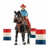 Figuras Acción Niños: Schleich Cowgirl Barrel Racing Fun Playset - Compra online en MegaJuguetes