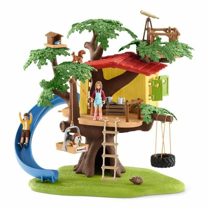 Figuras Acción Niños: Playset Schleich Casa Árbol Aventura 28 Piezas - Compra online en MegaJuguetes