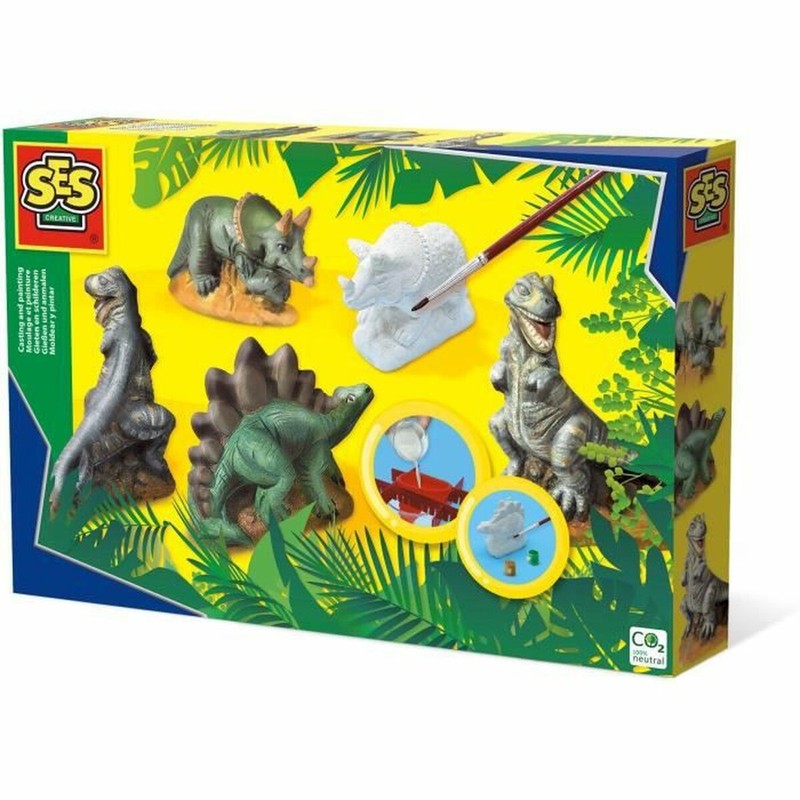 Manualidades Niños SES Creative: Set de Moldear Dinosaurios - Compra online en MegaJuguetes