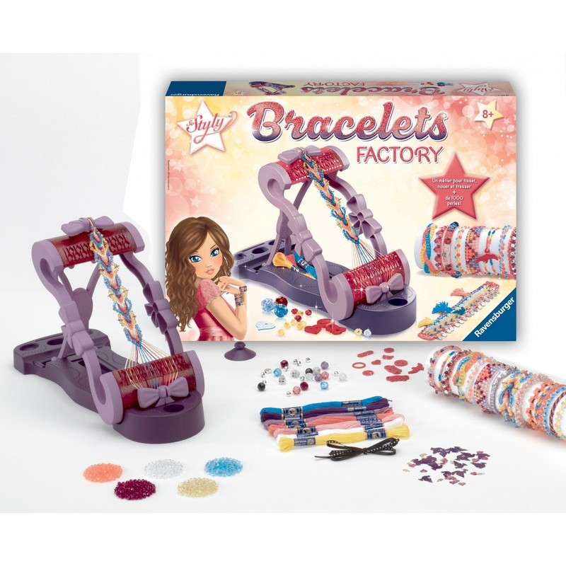 Manualidades Niños: Ravensburger Bracelets Factory - Kit para Crear Pulseras Únicas