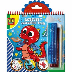 Manualidades Niños SES Creative Cuaderno Dibujos para Pintar 3 en 1 - Compra online en MegaJuguetes